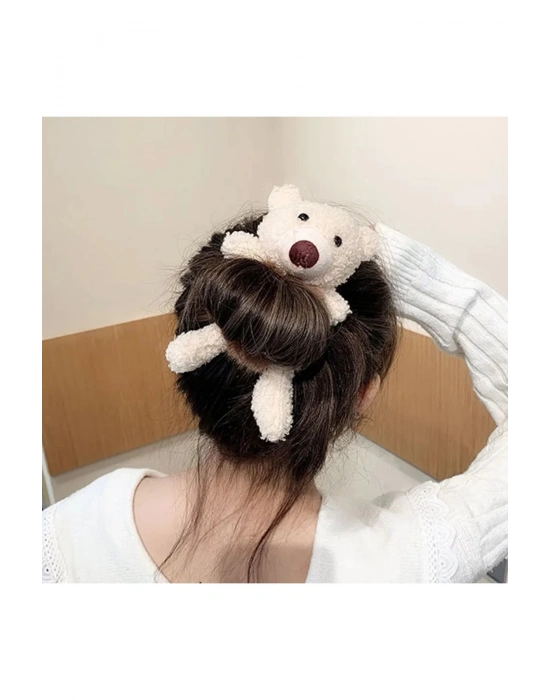 1 Adet Ayı Figür Peluş Simit Toka