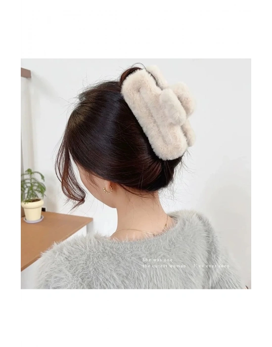 Vintage Maxi Boy Peluş Mandal Toka