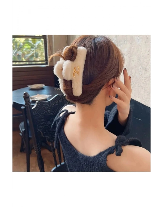 Vintage Zincir Model Peluş Mandal Toka