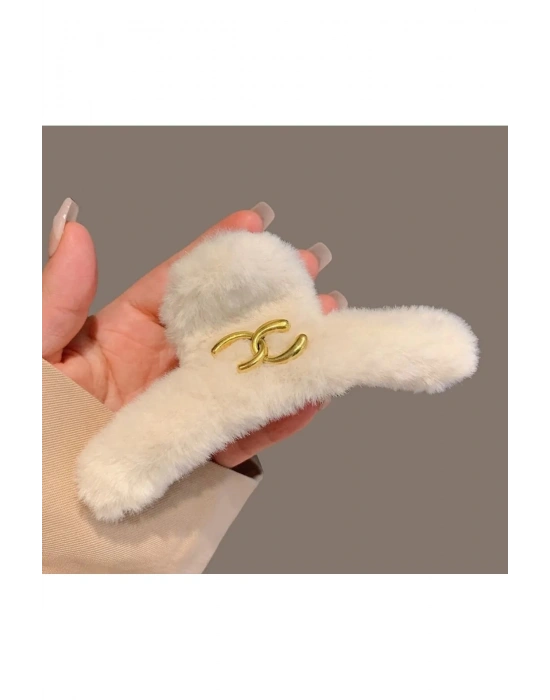 Vintage Zincir Model Peluş Mandal Toka