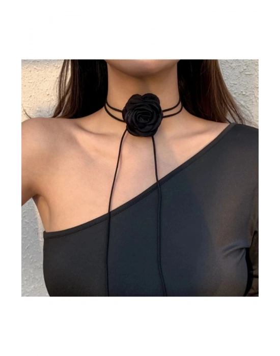 Vintage Gül Choker Kolye