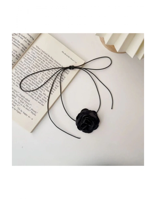 Vintage Gül Choker Kolye