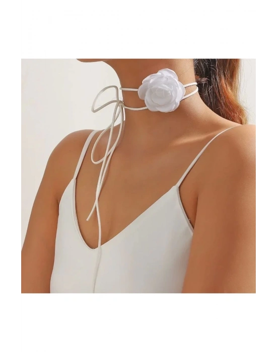 Vintage Gül Choker Kolye