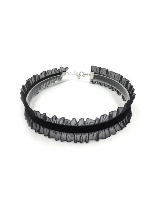 Vintage Fırfırlı Choker Kolye