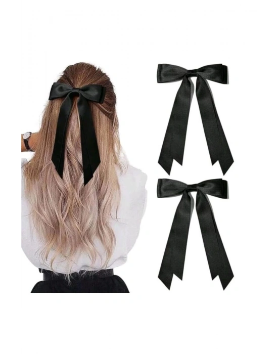 Vintage Saten Otomatik Klipsli Toka