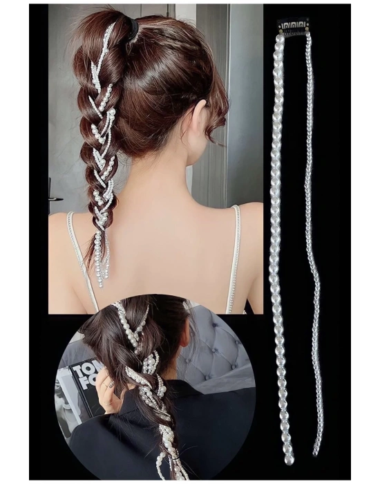 Vintage Shiny İncili Çıt Çıt Saç Aksesuarı Tokası