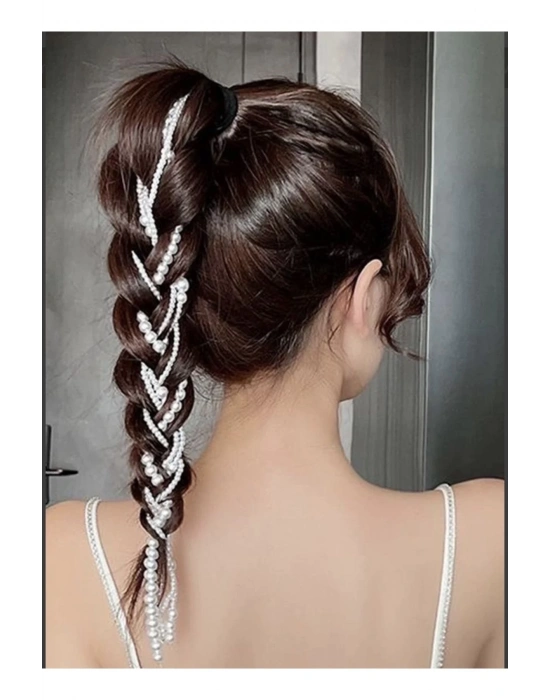 Vintage Shiny İncili Çıt Çıt Saç Aksesuarı Tokası