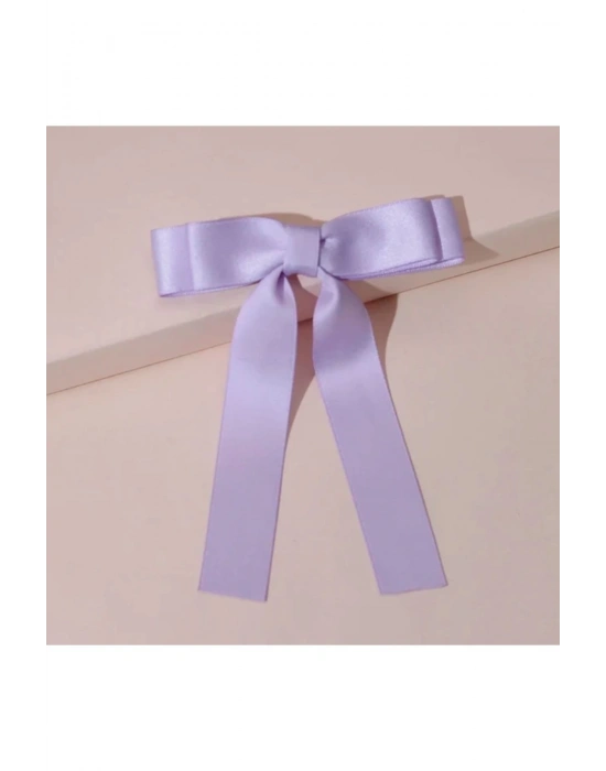 Vintage Saten Otomatik Klipsli Milena Toka