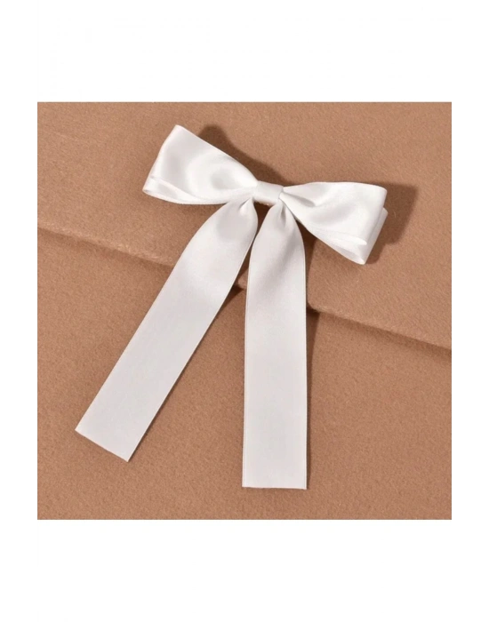 Vintage Saten Otomatik Klipsli Milena Toka