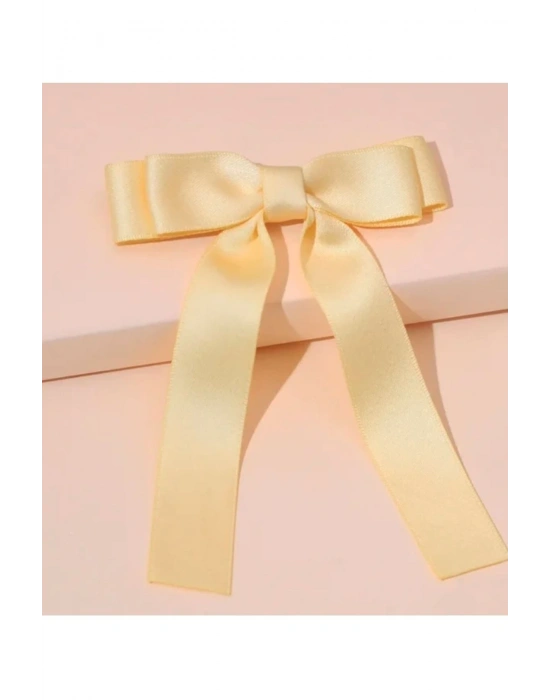 Vintage Saten Otomatik Klipsli Milena Toka