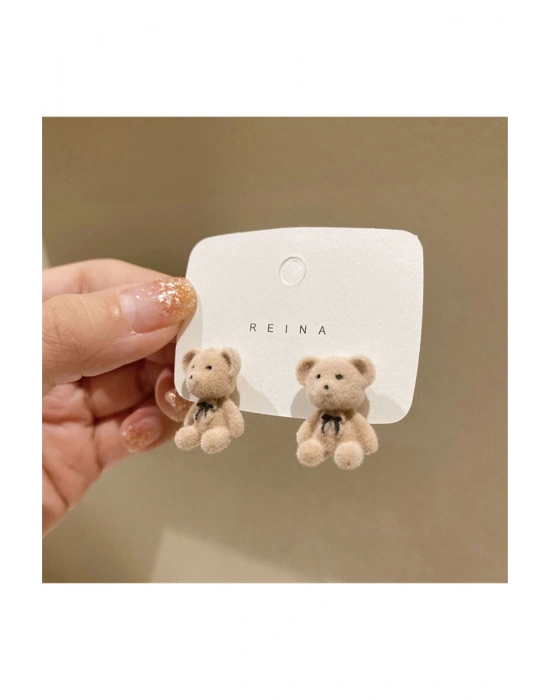 Vintage Ayıcık Küpe