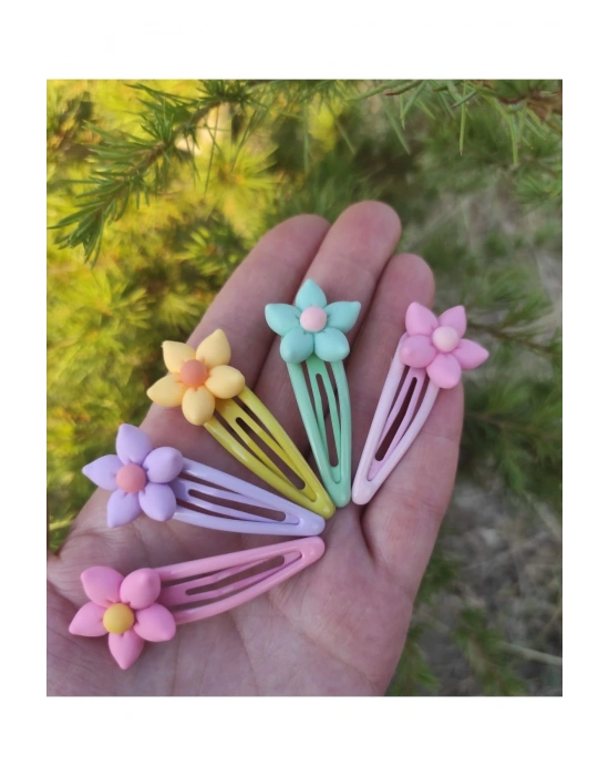 Lily 5 Adet Çıtçıt Kız Bebek Çocuk Tokası