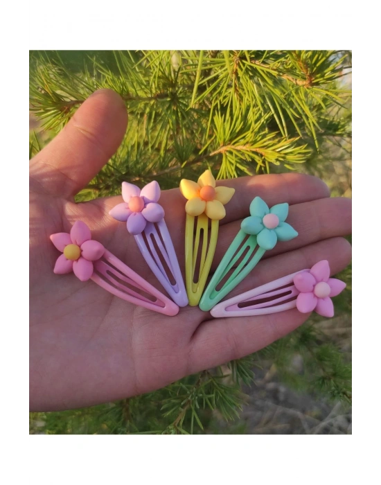 Lily 5 Adet Çıtçıt Kız Bebek Çocuk Tokası