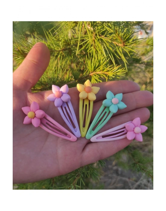 Lily 5 Adet Çıtçıt Kız Bebek Çocuk Tokası