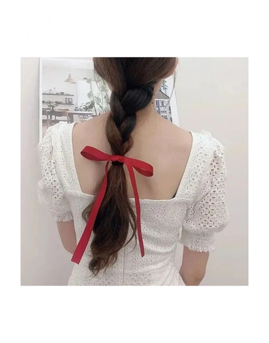 Vintage 4 Farklı Renkte Kurdele Pens Toka