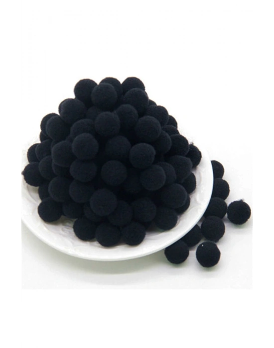 50 adet 2.5 cm peluş ponpon