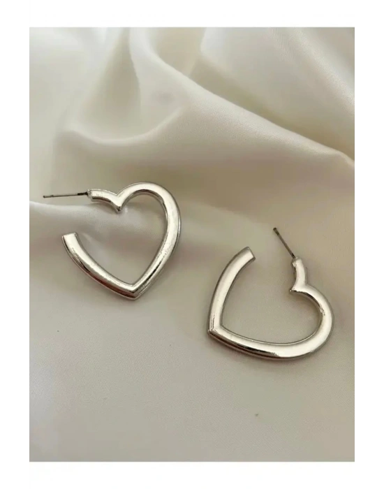 Kadın Kalp Model Küpe