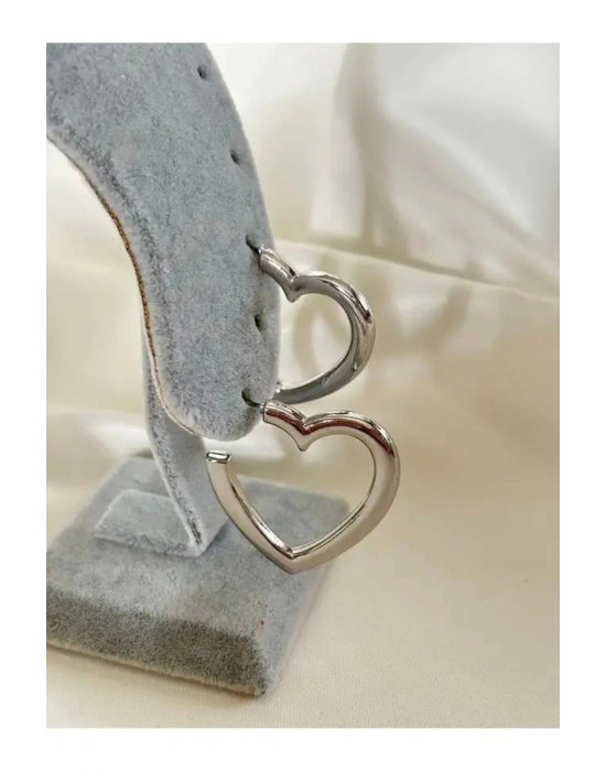 Kadın Kalp Model Küpe