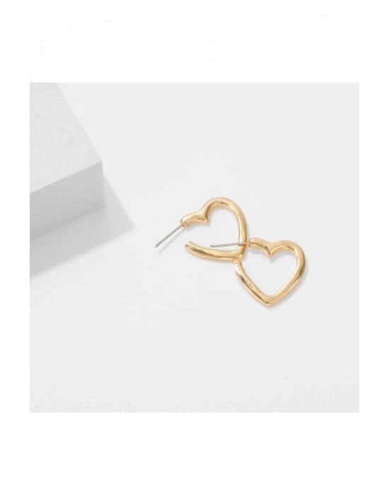 Kadın Kalp Model Küpe