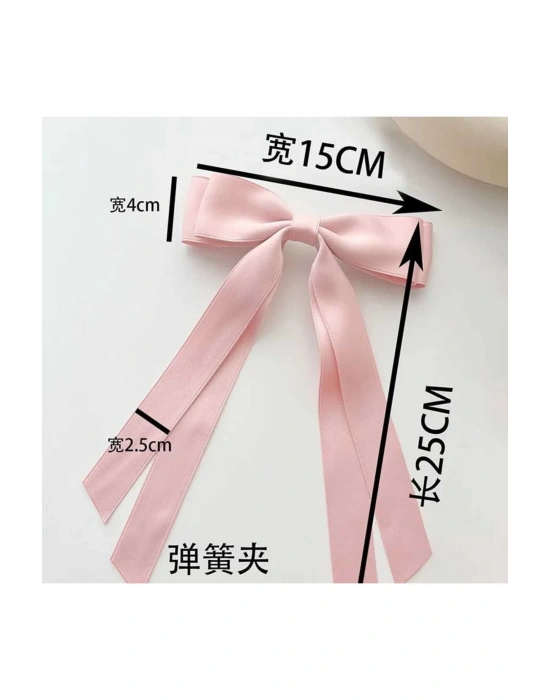 Vintage Çift Katlı Saten Otomatik Klipsli Toka