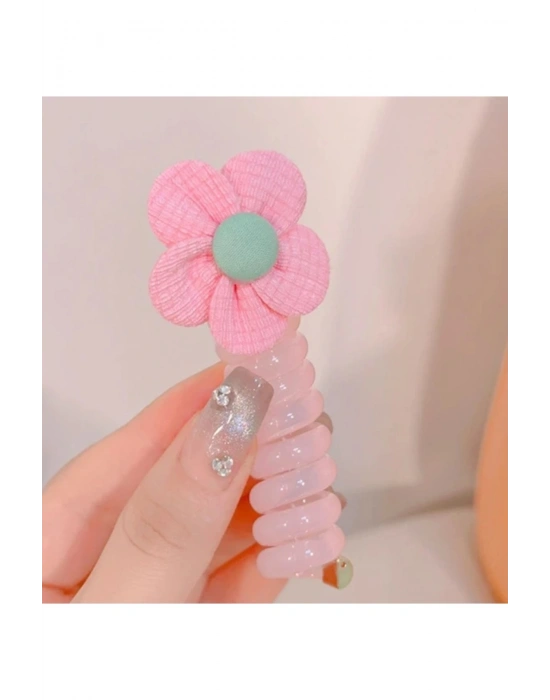 Lily Kız Çocuk Yaylı Spiral Toka 1 Adet