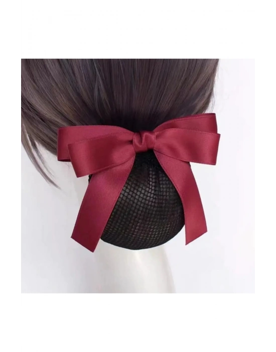 Vintage Fiyonklu File Topuz Tokası Bale Tokası Otomatik Klipsli Fiyonklu File Toka