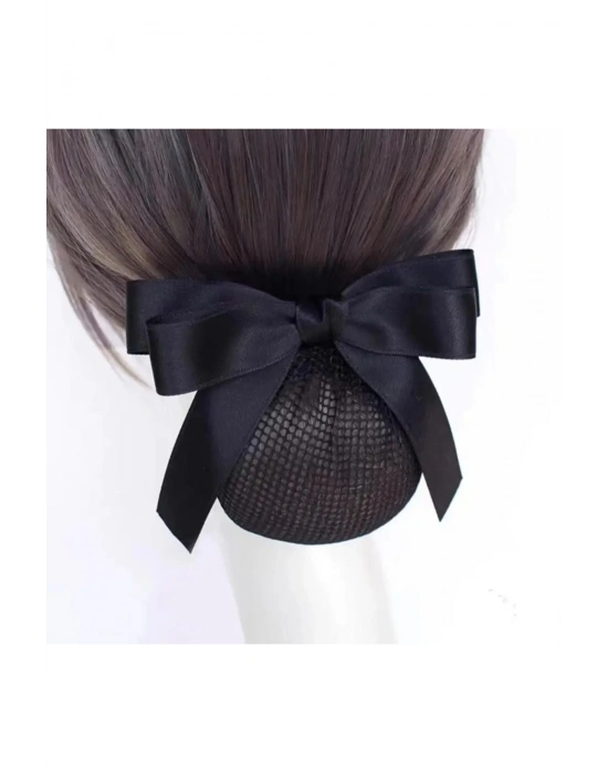 Vintage Fiyonklu File Topuz Tokası Bale Tokası Otomatik Klipsli Fiyonklu File Toka