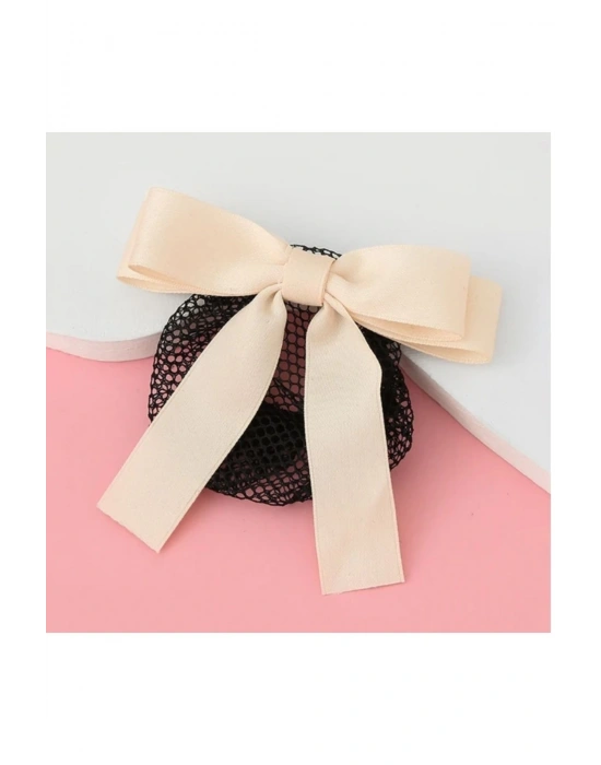 Vintage Fiyonklu File Topuz Tokası Bale Tokası Otomatik Klipsli Fiyonklu File Toka