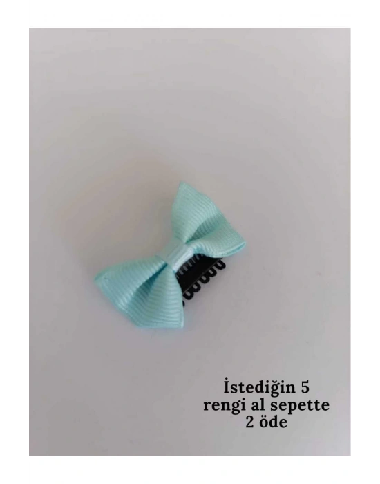 Lily Turkuaz Renk Bebek Tokası Yenidoğan Tokası Az Saçlı Bebek Tokası Saçsız Bebek Tokası 1 Adet