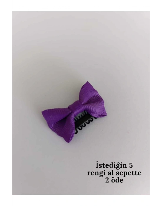 Lily Mor Renk Bebek Tokası Yenidoğan Tokası Az Saçlı Bebek Tokası Saçsız Bebek Tokası 1 Adet