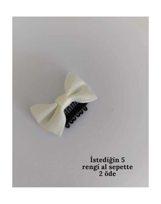 Lily Ekru Renk Bebek Tokası Yenidoğan Tokası Az Saçlı Bebek Tokası Saçsız Bebek Tokası 1 Adet