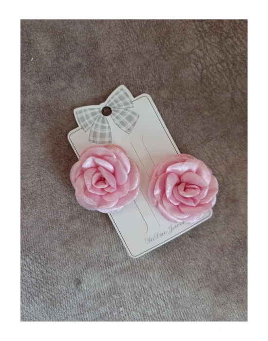 Lily Saten Güllü Kız Çocuk Klips Toka