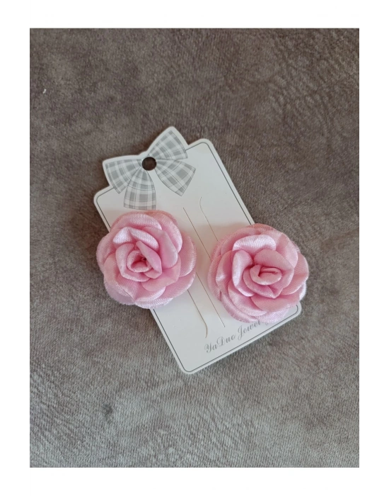 Lily Saten Güllü Kız Çocuk Klips Toka