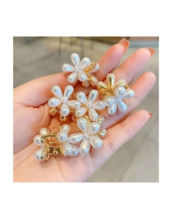 Lily 6 Adet Kız Çocuk İncili Klips Toka