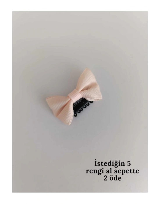 Lily Somon Renk Saçsız Bebek Tokası Az Saçlı Bebek Tokası Yenidoğan Tokası