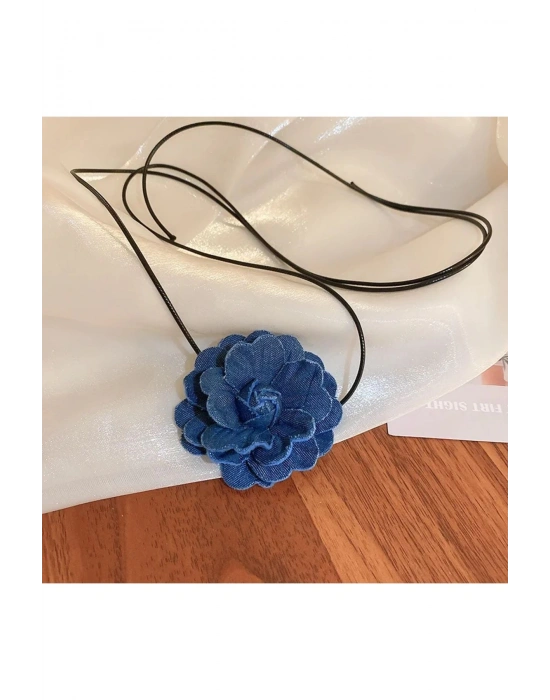 Vintage Kot Gül Bağlamalı Saç Tokası