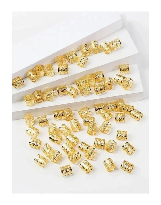 Vintage 10 Adet Metal Saç Küpesi