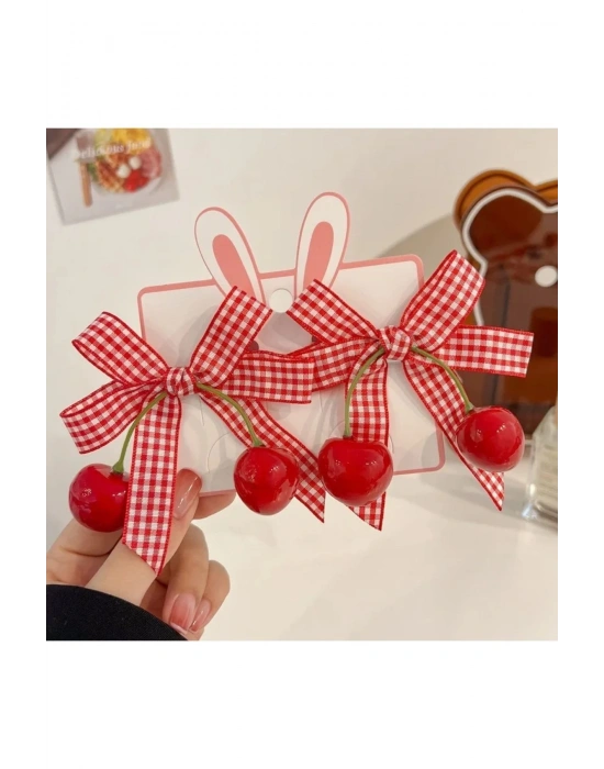 Lily Kız Çocuk İkili Kiraz Pens Toka