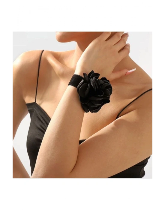 Vintage 8 Cm Floral Bileklik