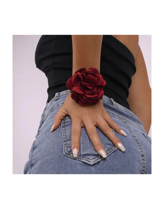 Vintage 8 Cm Floral Bileklik