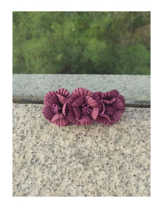 Vintage Çiçek Model Otomatik Toka