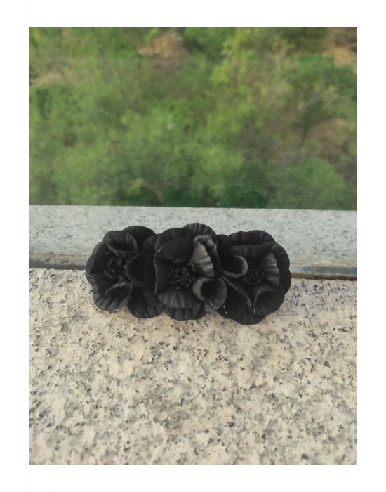 Vintage Çiçek Model Otomatik Toka