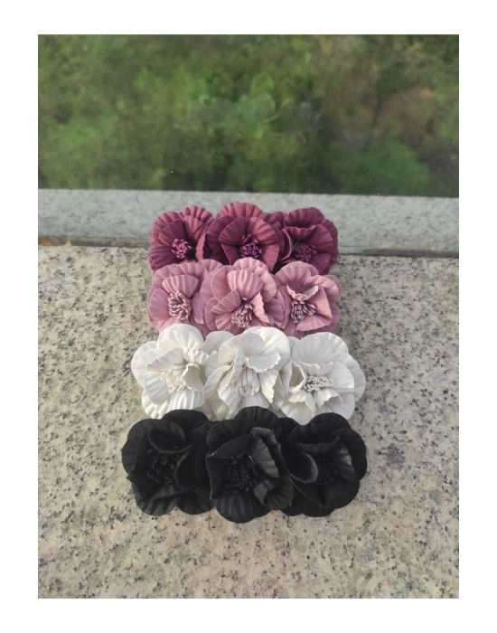 Vintage Çiçek Model Otomatik Toka