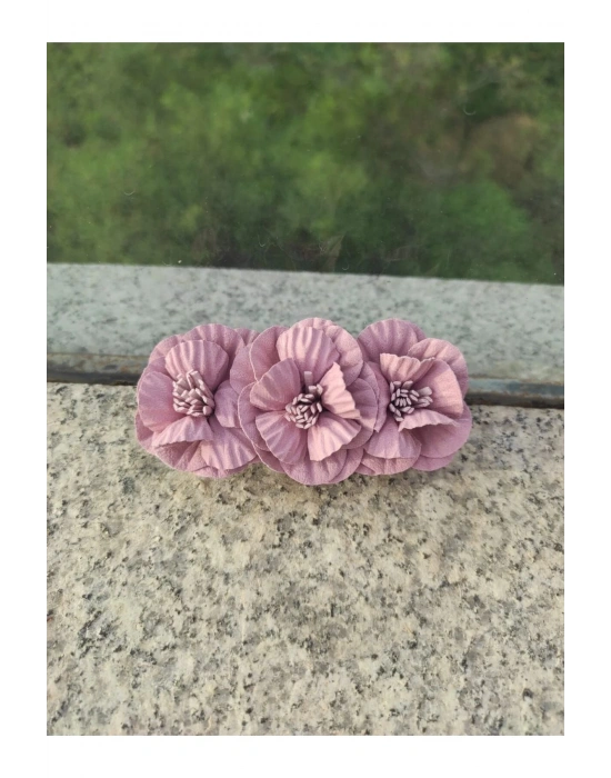 Vintage Çiçek Model Otomatik Toka