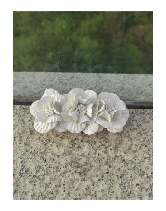 Vintage Çiçek Model Otomatik Toka