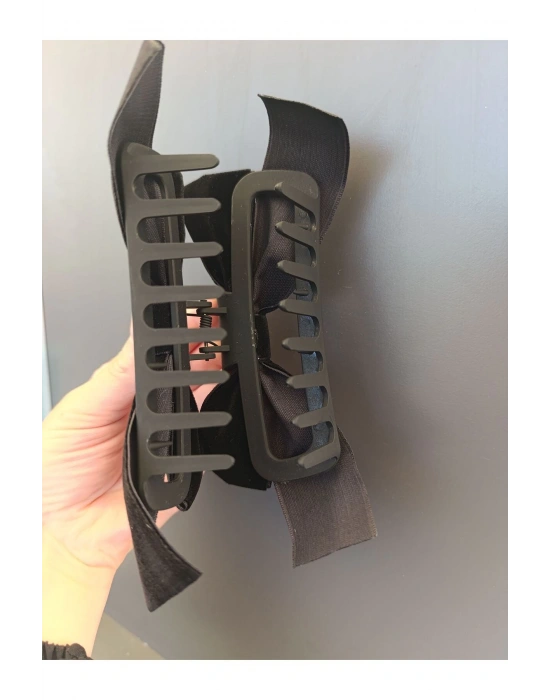 Vintage Maxi Boy Kadife Fiyonk Mandal Toka