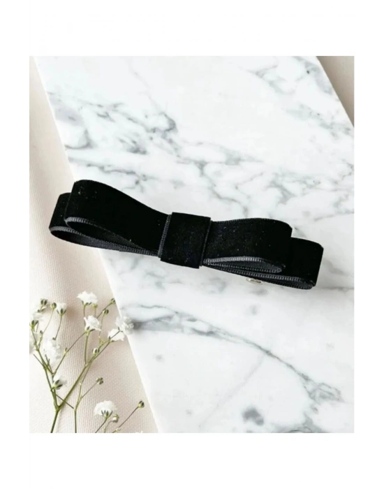 Vintage Çift Katlı Kadife Otomatik Toka