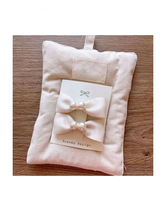 İncili Fiyonk Klips Toka