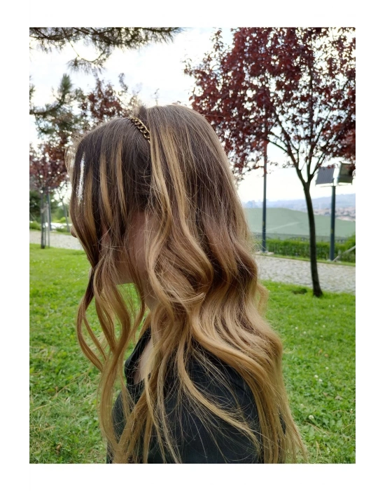 Vintage Zincir Model Saç Bandı