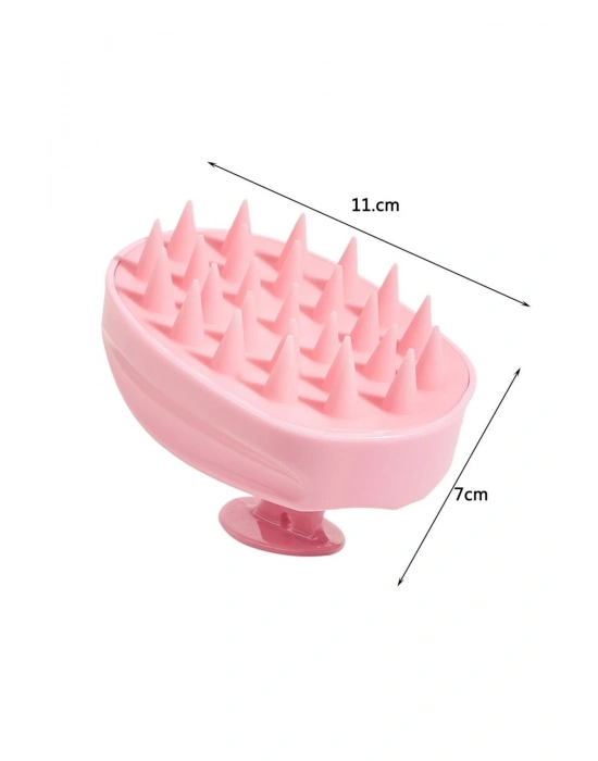 Silikon Duş Deri Saç Masaj Tarağı